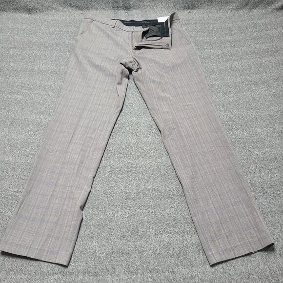 Perry Ellis Portfolio Pants Mens 34x32 Slim‎ Fit Stretch Dress Formal Trousers - Picture 4 of 12